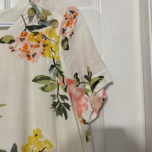 New with tags cotton/ linen blend dress - Picture 3 of 6